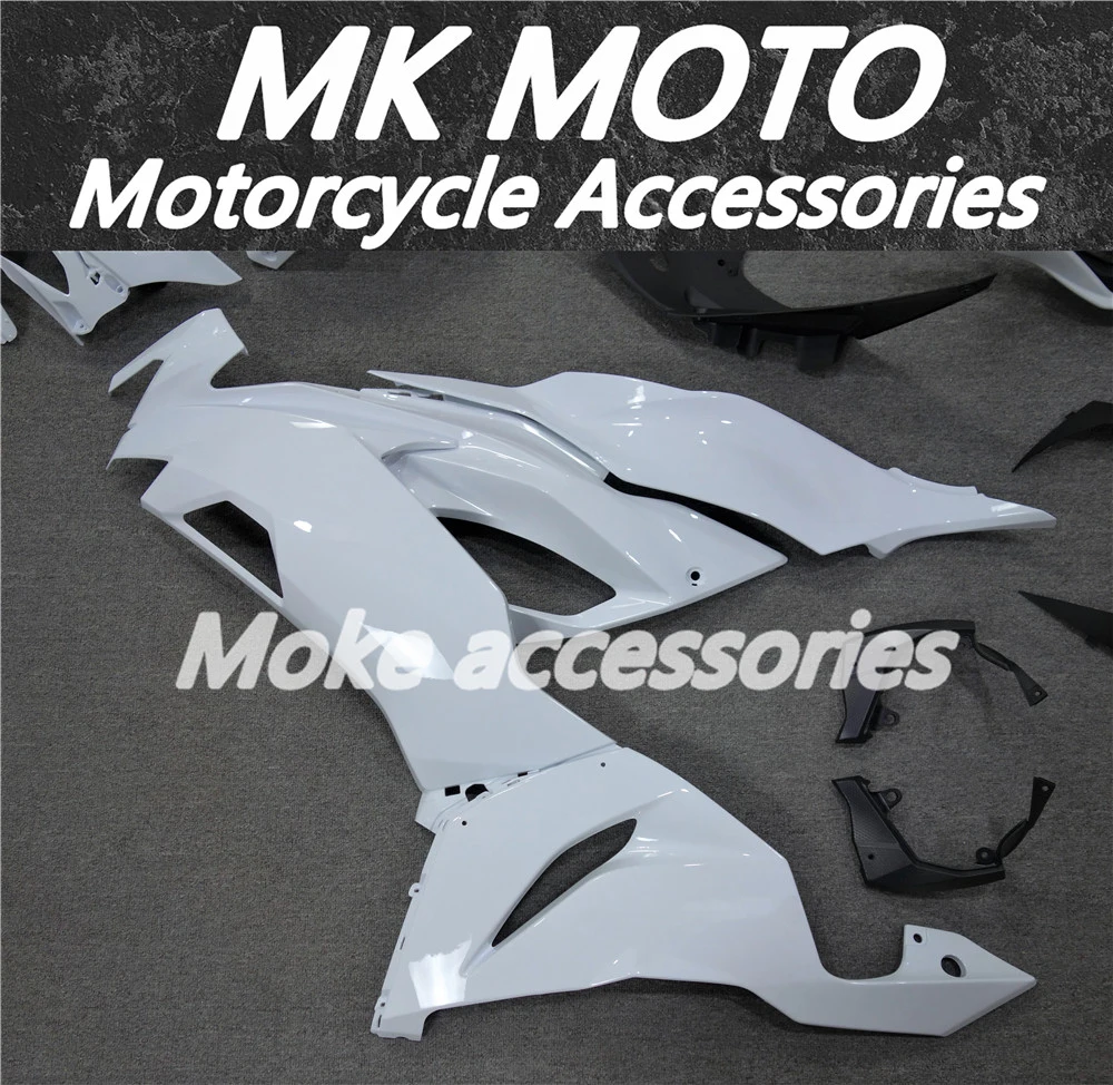 Moke motors Fairings Kit Fit For zx-6r 2019 2020 2021 2022 2023 636 19 20 21 22 23 Bodywork Set High Quality Ninja White