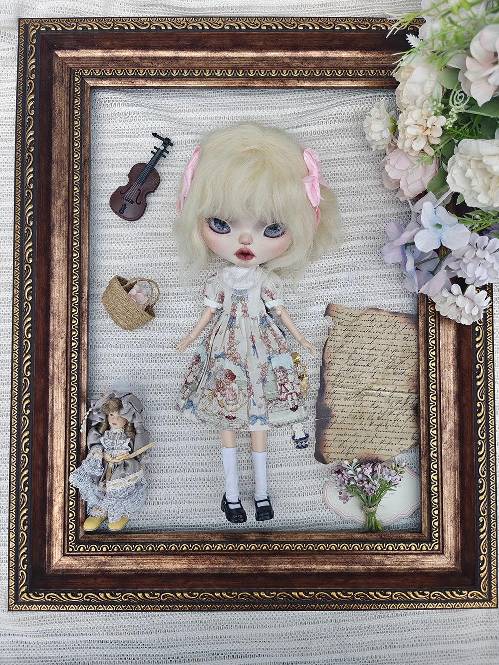 

Одежда для куклы Блайт ручной работы, милое длинное платье, юбка принцессы, одежда для Ymy Licca Azones Ob22 24 27, аксессуары для кукол YMY