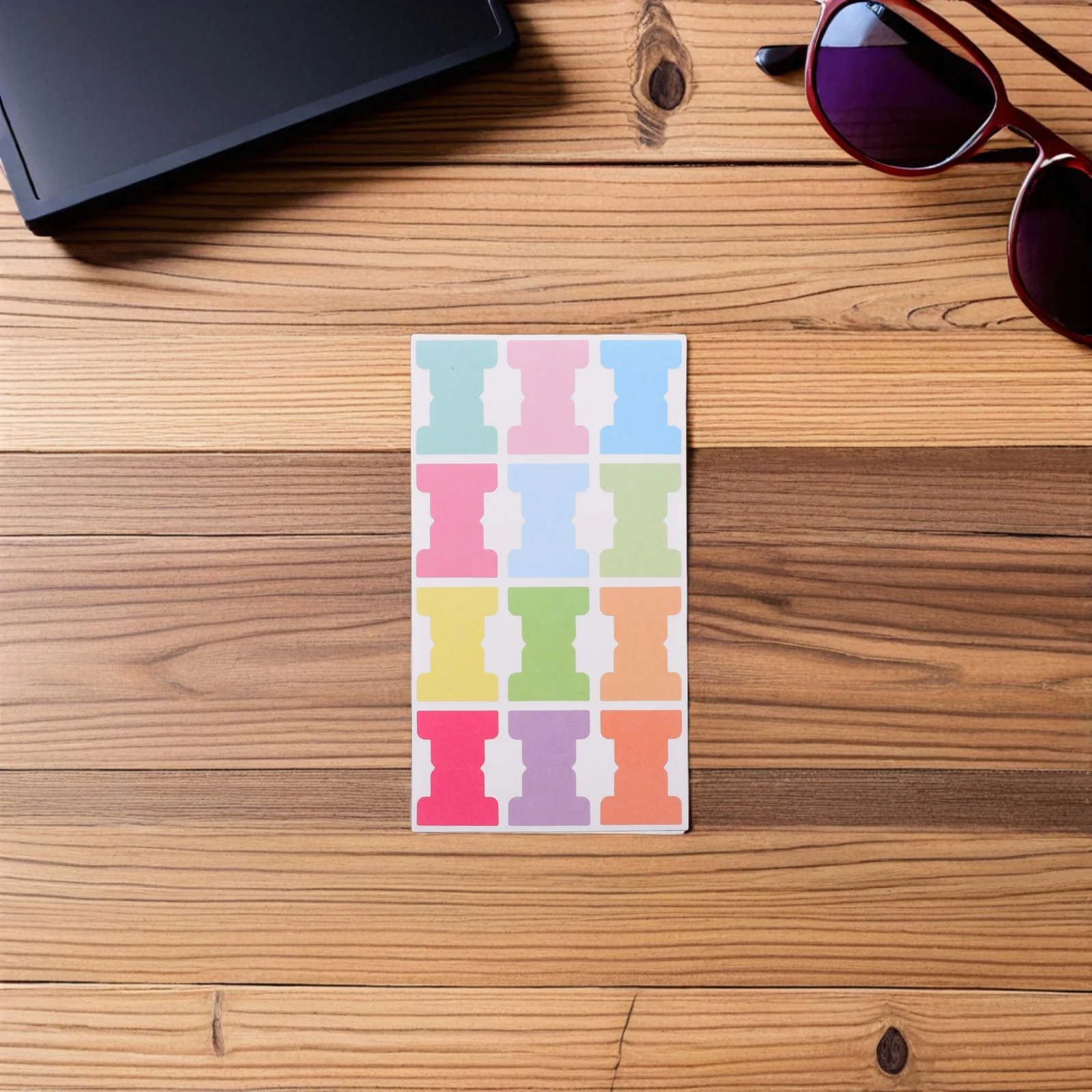 

360pcs Colorful Index Tabs Sticky Writable Label Stickers For Books Notepads Organizing Page Markers Adhesive Index Labels For