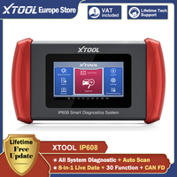 XTOOL IP608 OBD2 Scanner Automotive Diagnostic Tool with All System 30 Reset Code Reader Read/Clear Error CANFD TPMS Free Update