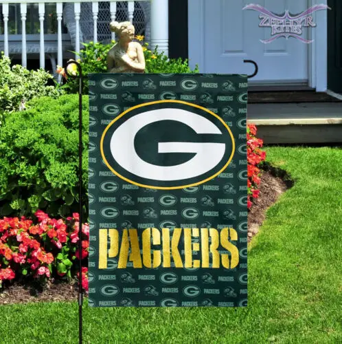 Green Bay Packers garden flag double sided 12