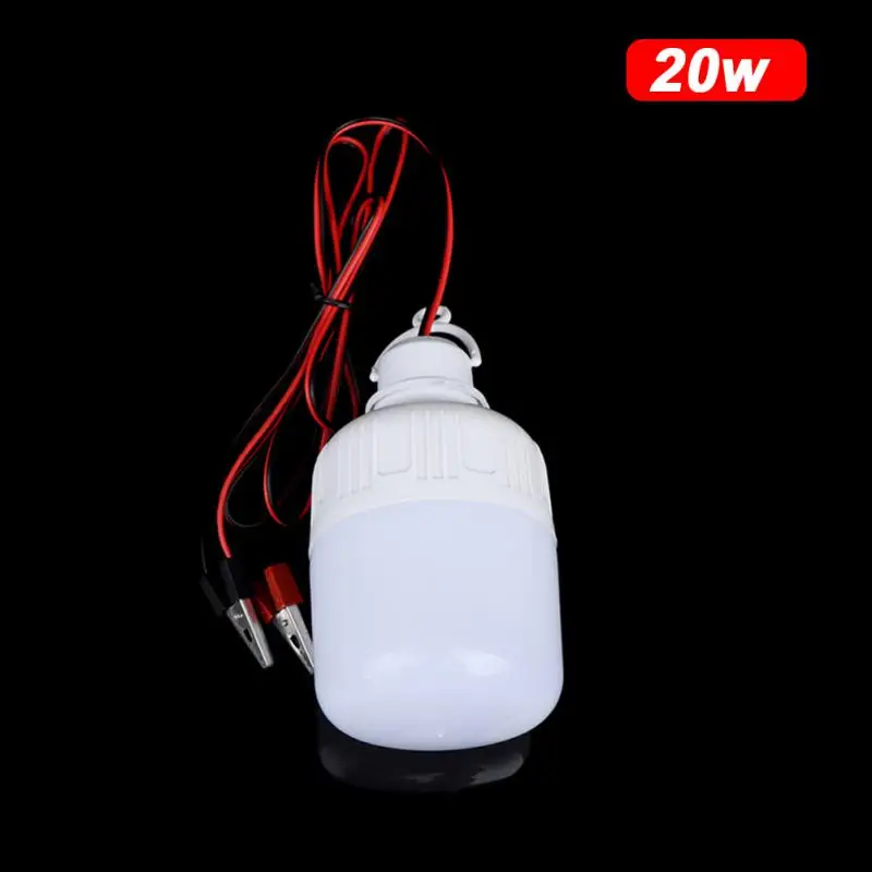 Lámparas LED de 12V CC de 12V, 5/9/15/20/30/40W, bombilla de punto para tienda de campaña al aire libre, luz nocturna, tienda de campaña portátil, luces de emergencia para pesca nocturna