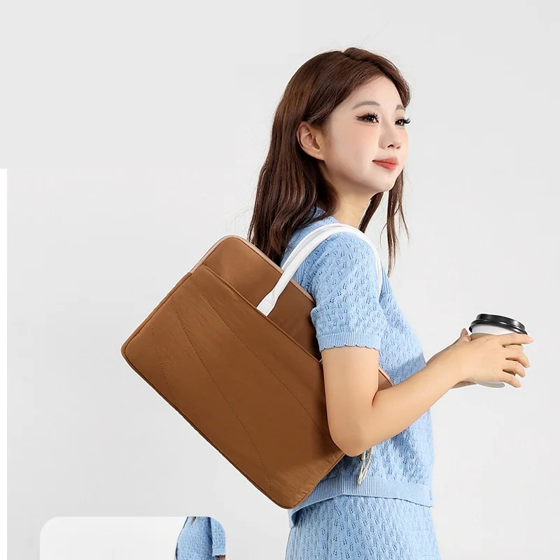 

Brand Handbag Laptop Bag 13.3,14,15.16 Inch,Women Lady Bag Shoulder Sleeve Case Computer Notebook PC Travel Schoolbag Briefcase