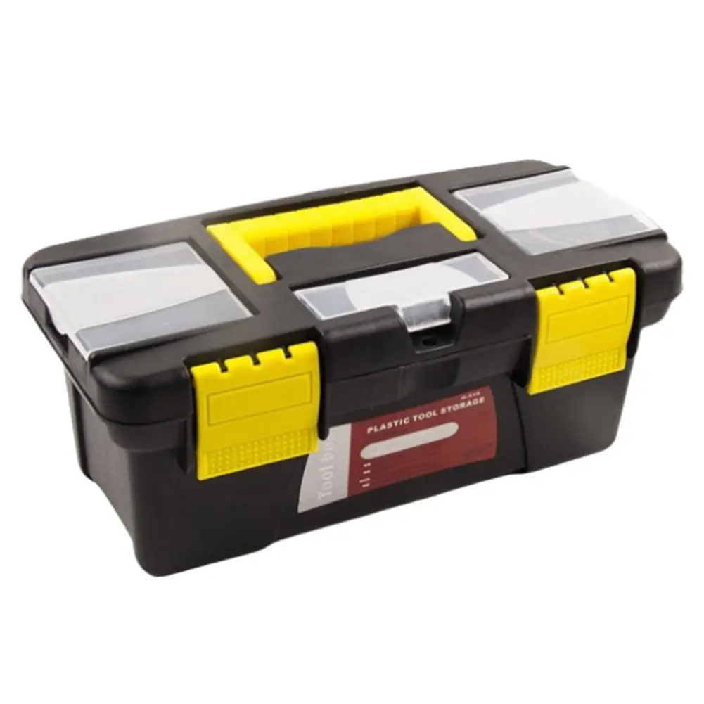 Two-layer Plastic Tool Box Mini Multi-functional Accessories Organizer Portable Tool Storage With Box Handle I8e0
