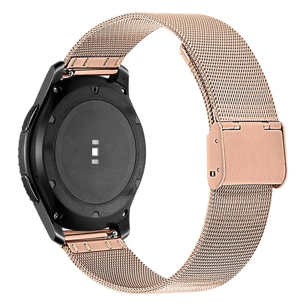 For samsung galaxy watch 6 5 4 40mm 44mm Milanese Stainless steel band + case bling leather silicone protector case watch6 40 44