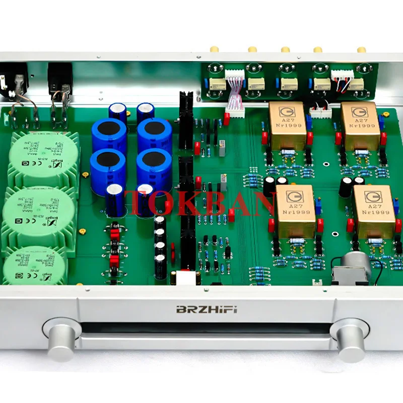 Préamplificateur avec télécommande, Préamplificateur HIFI, Haute résolution, Faible distorsion, Référence Tokban, Goldmund 27