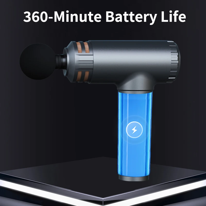 

Dropshipping Best Vibration Body Deep Tissue Booster 30 Speed Lcd Screen Fascia Percussion Massager Muscle Massage Gun Machine