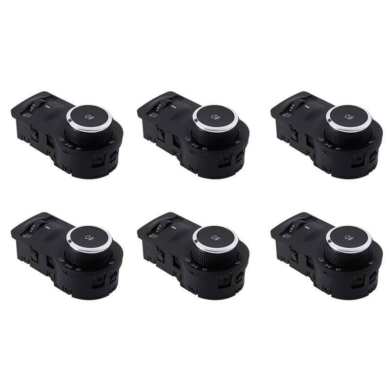 6X Headlight Control Switch Button For Buick Encore Lacrosse Chevrolet Cruze Malibu Opel 13295228 13295229 13301749