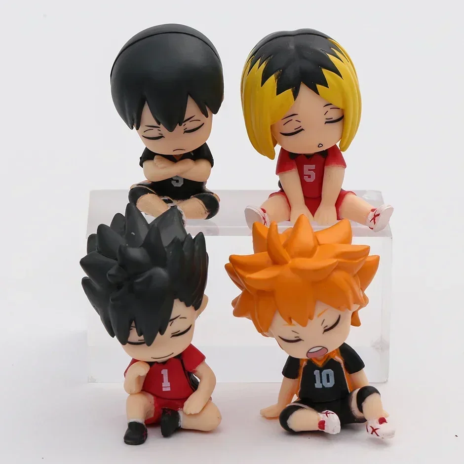 Hinata Syouyou kageyama Tobio Kozume Kenma Kuroo Tetsurou Cute Toys Figure Model Dolls 4pcs/set