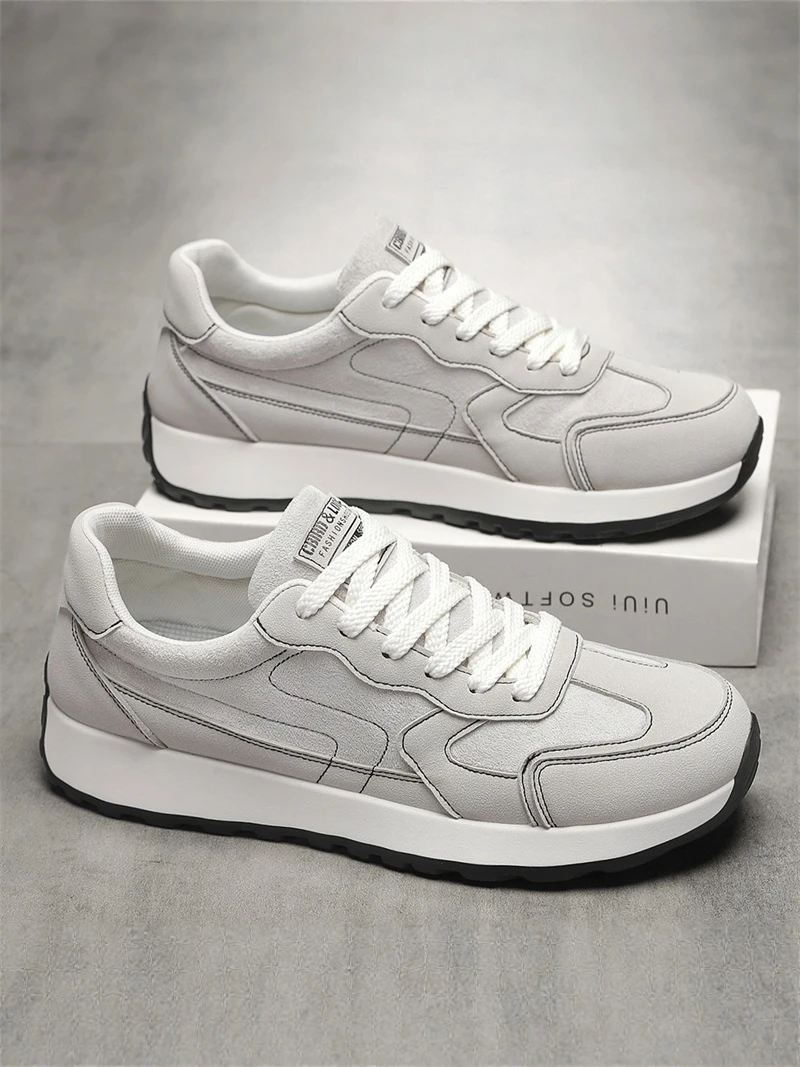 

Men's Casual Sport Shoes 2026 New Style Summer Versatile Thick Bottom Breathable Mesh Lined All-Match Korean Trending Footwear