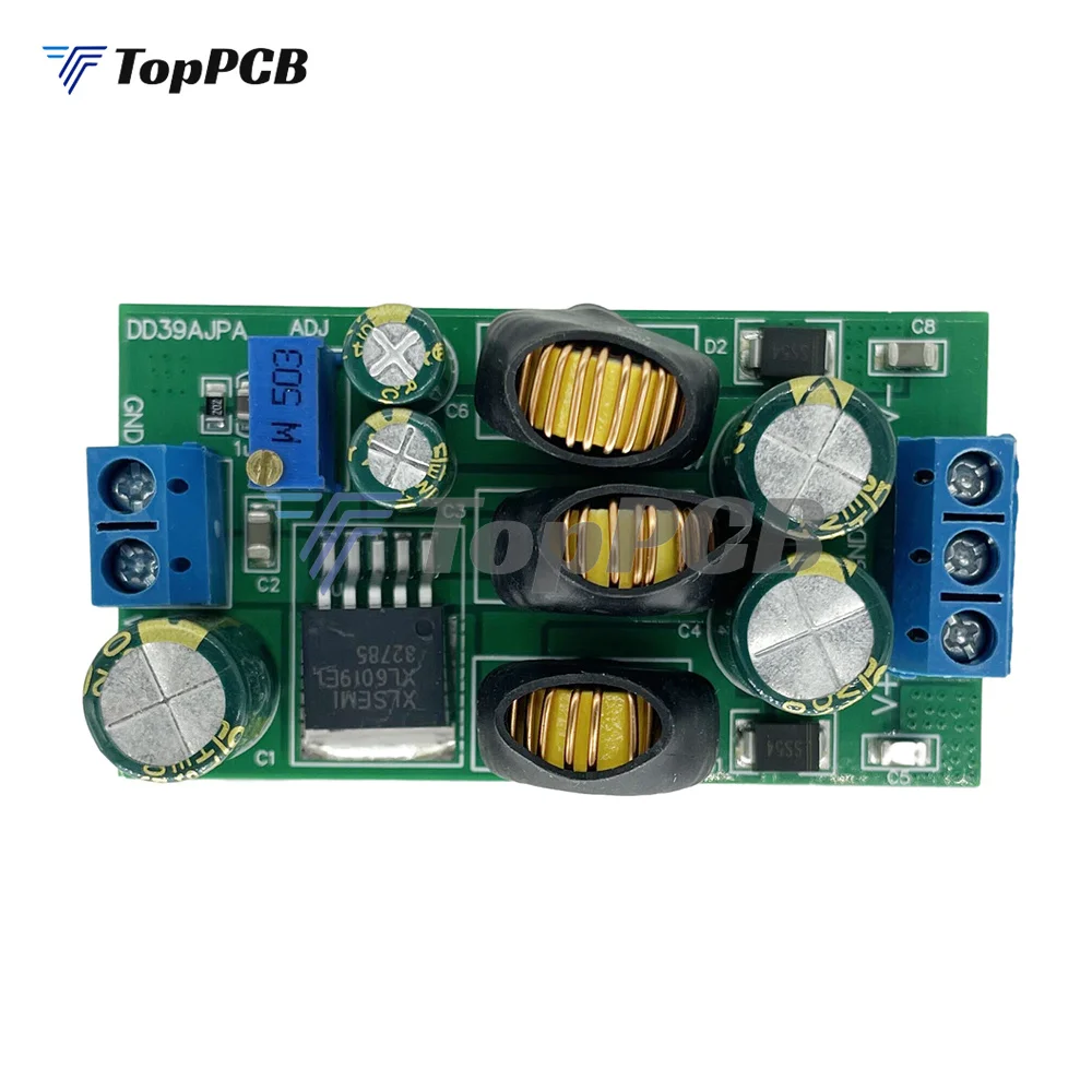 DC Step-Up Boost-Buck Converter Module, Positivo e Negativo, Fonte de Alimentação Dupla Saída, 20W +- 5V, 6V, 9V, 10V, 12V, 15V, 24V