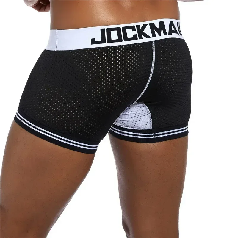 4PCS/Lot Man Underpants Boxershorts Mesh Nylon Men Boxers Male Breathable Underwear Men’s Panties Boxer Quick Dry Sports Fitness