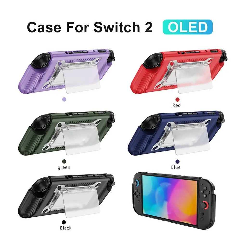 

Protective Case For Nintendo Switch Shock-Absorption & Anti-Scratch Ergonomic Design Lightweight Protective Cover With Stand