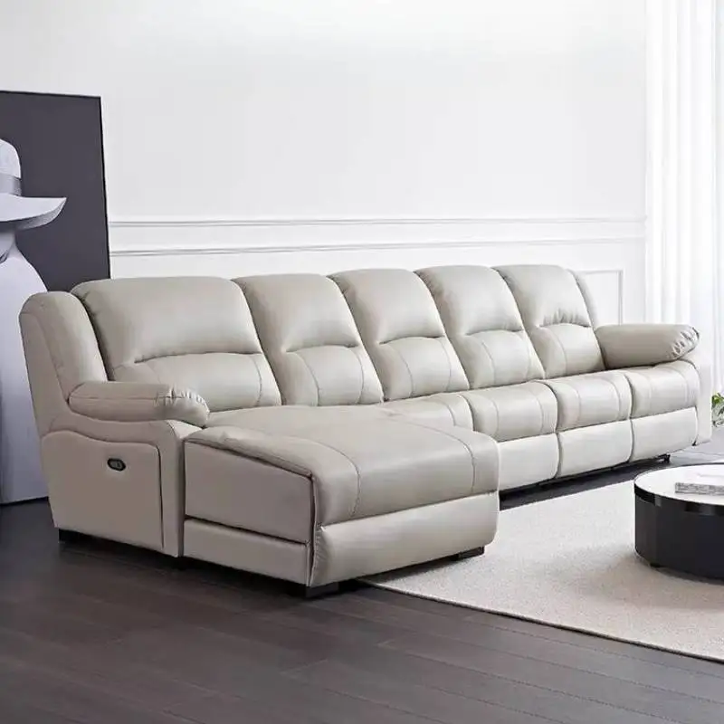 

European White Electric Recliner Sofas Wood China Quality Italian Living Room Sofas Luxury Modern Banken Woonkamer Furniture