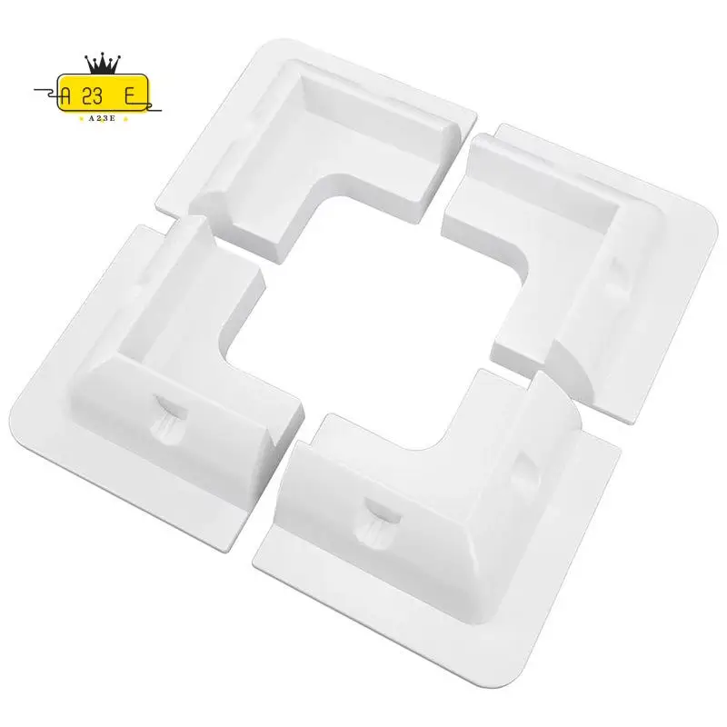 A23E-Drill-Free Solar Panel Mount 4 Piece Solar Panel Bracket And Foot Pad Ideal For Rvs, Vans, Trailers, Boats