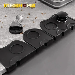 コーヒータンパーマットノンスリップエスプレッソシリコンパッドタンピングステーション51mm 54mm 58mmホームカフェバリスタツールキッチンアクセサリー 8ベストセールスタンピングマット-3