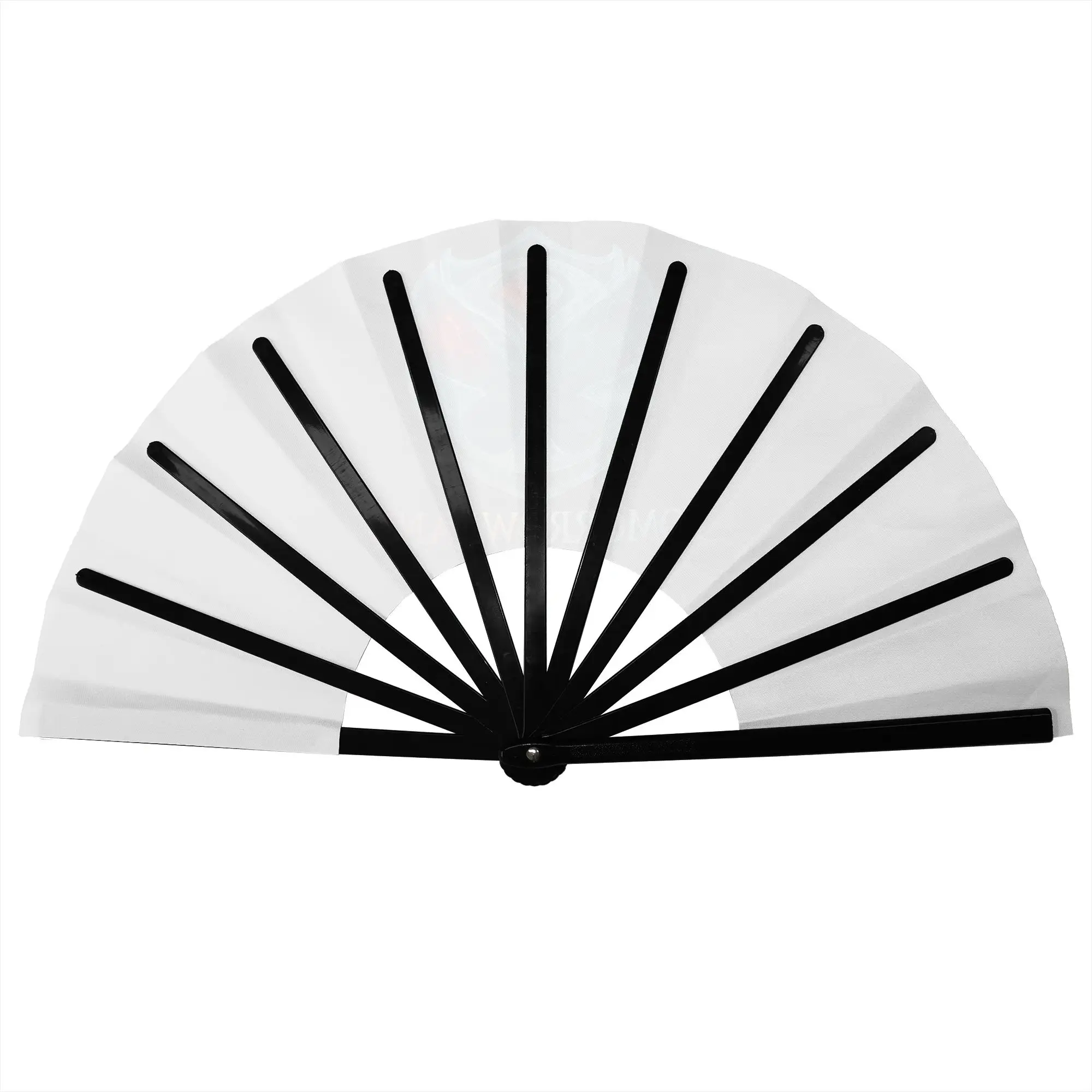 T-Tomorrowland EDM Graphic Folding Hand Fan  Polyester Fabric Fan Funny Summer Accessory Decorative Fans