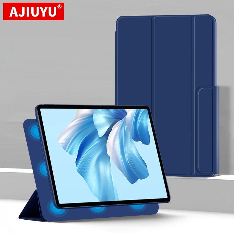 

Case For Huawei MateBook E GO 12.35 inch 2022 Tablet PC PU Smart Shell Stand Cover GK-G58 G56 Strong Magnetic Adsorption Cases