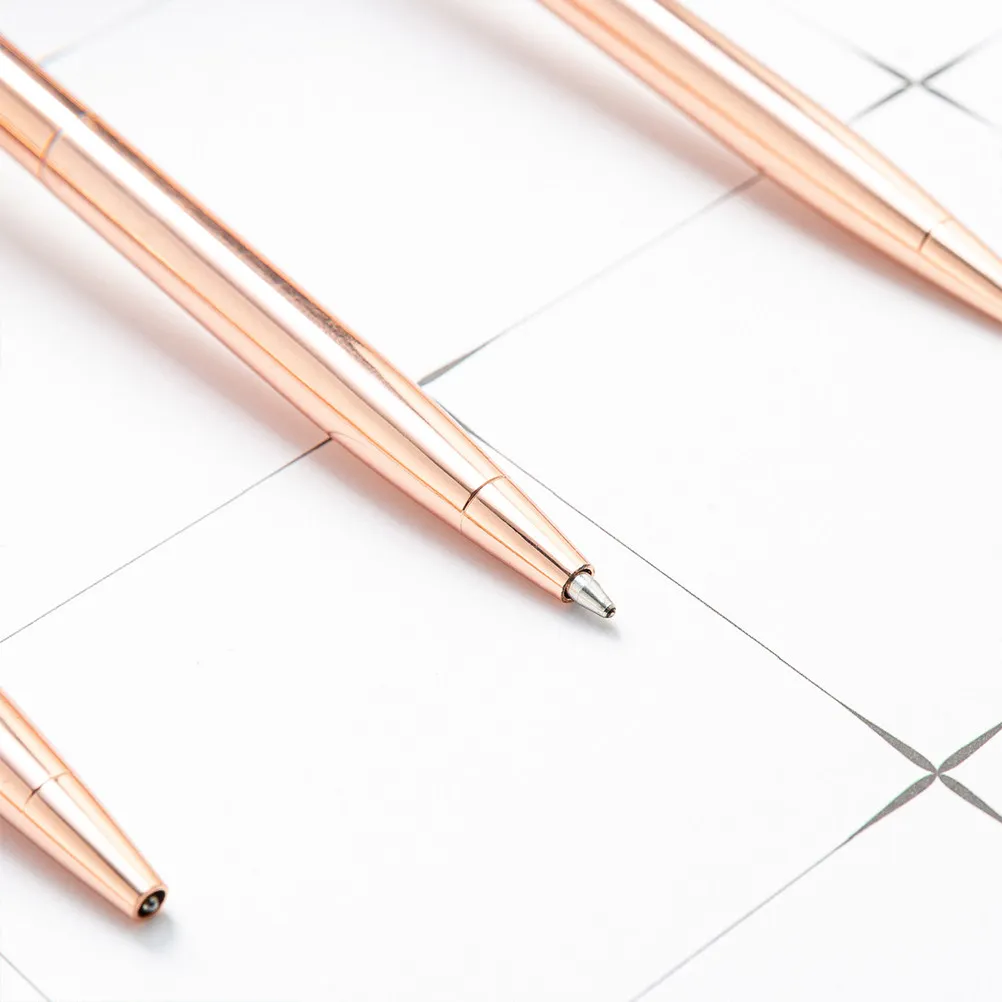 

4Pcs Pom Pom Ballpoint Pen Crown Decor Design Adorable Kawaii Writing Pen for Students Office School Stationery Gift