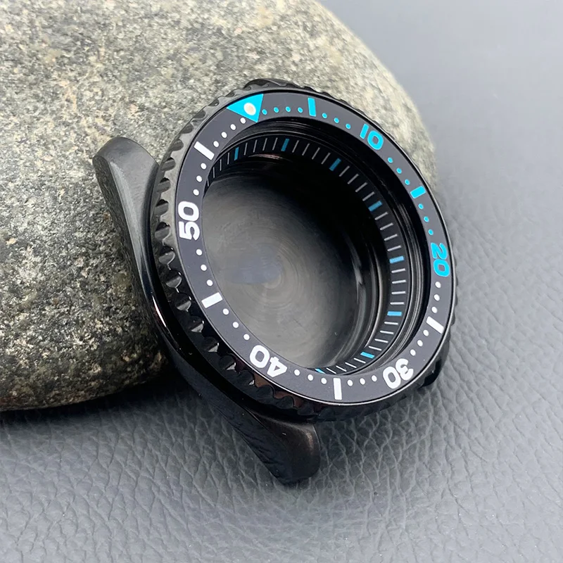 블랙 모드 시계 케이스, SKX007 SRPD 시계 케이스, 28.5mm 다이얼, NH34 NH35 NH36 7 S 4R 무브먼트 크라운, 3.0 용수철 클릭