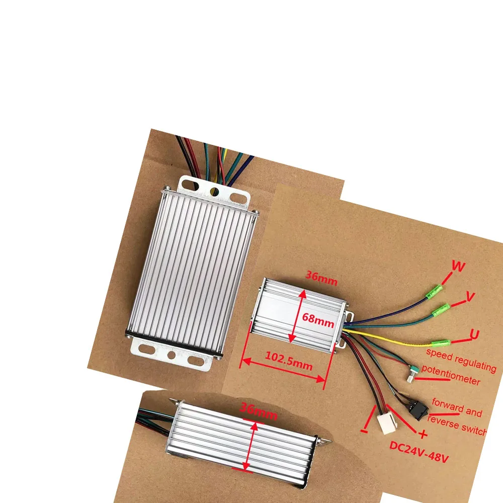 

for 62 Brushless Motor Speed Controller DC 24-48V 480W High Power Brushless Motor Driver 10A Motor Speed Governor