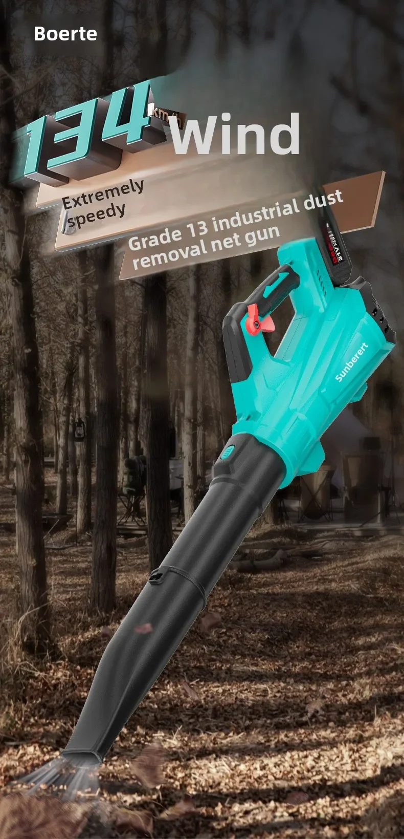 

110 В/220 В мощный беспроводной вентилятор с литиевой батареей, бесщеточный автомобильный инструмент для удаления снега, высокоскоростная зарядка AF