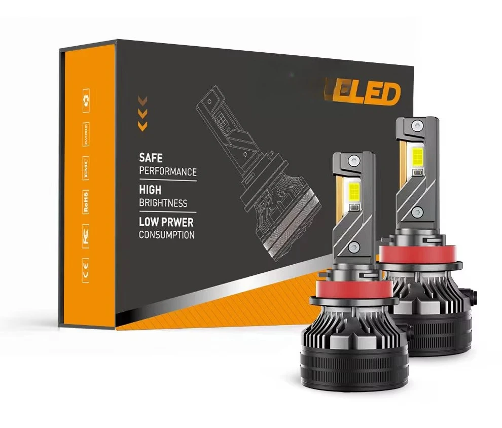 Three Copper Tubes 17000Lm 170w    H3 H13 9005 9006 LED Headlights H11 Auto H7 H4 Car Led Headlight Bulb DC12V