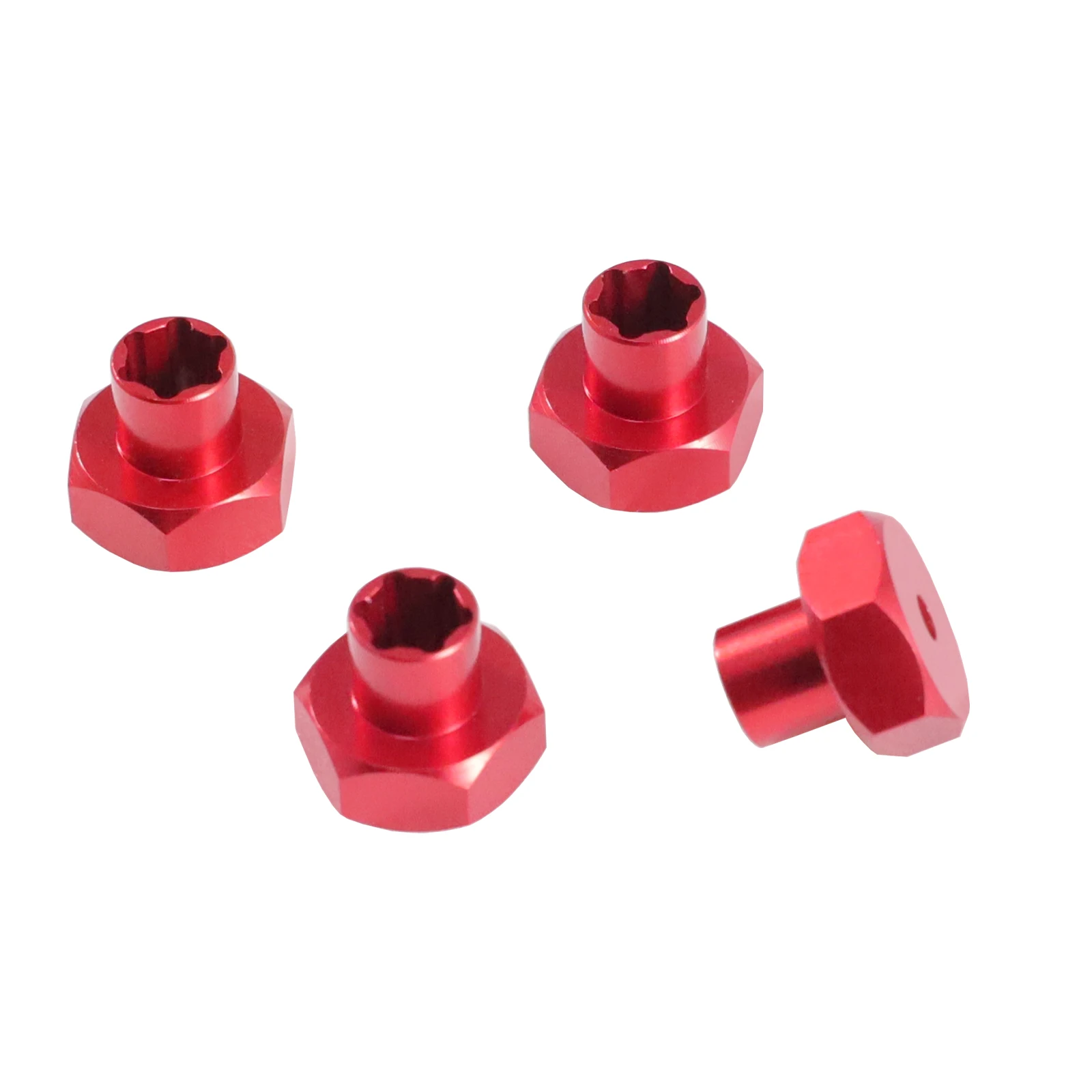 

Aluminum Alloy 5mm to 12mm Hex Wheel Hub Adapter Conversion for WPL D12 D14 1/10 MN model D90 MN82 MN99s MN78 Wheels on WPL