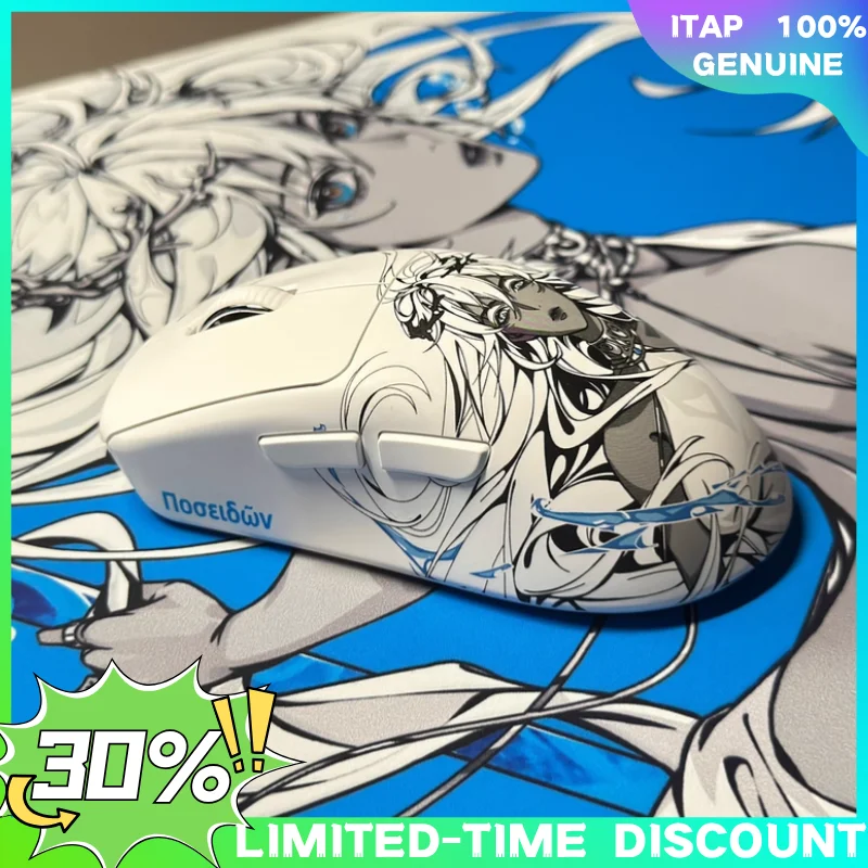 

Waizowl Ogm Pro V2 3-режимная мышь Hades, легкая, 30000 точек на дюйм, PAW3950, 8K, аксессуары для ПК, беспроводная мышь на заказ