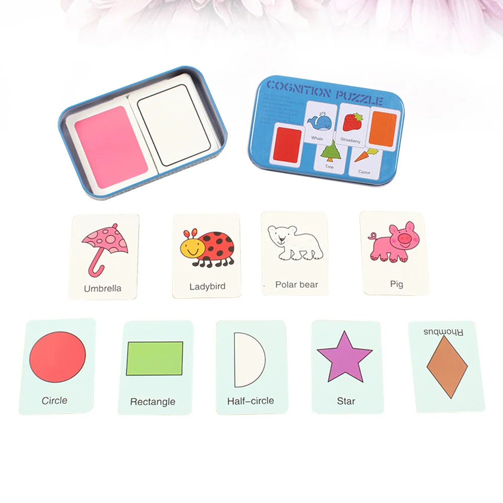 Set Puzzle di alfabetizzazione Board 1Set Riconoscimento della forma blu Educativo Apprendimento precoce Gioco di sviluppo cognitivo Giocattolo puzzle di alfabetizzazione