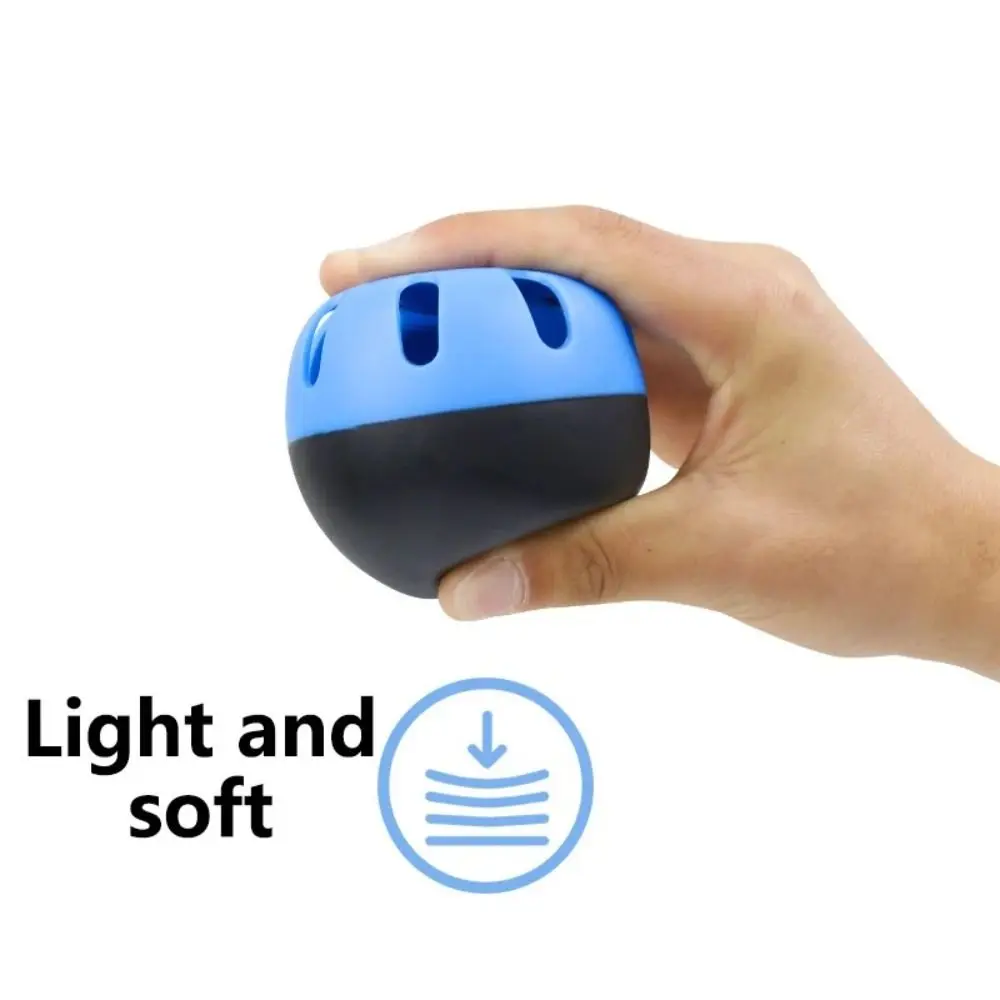 

5PCS Plastic 74MM Baseball Practice Balls Hollow Hole Lightweight Airflow Balls Auxiliary EVA Softballs Indoor