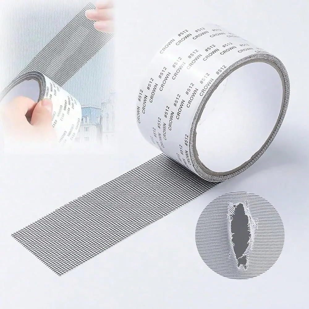 

New Strong Adhesive Screen Repair Tape, Screen Repair Kit Window Screen Repair Tape, Fiberglass Screen Tape Mesh Repair Suitabl