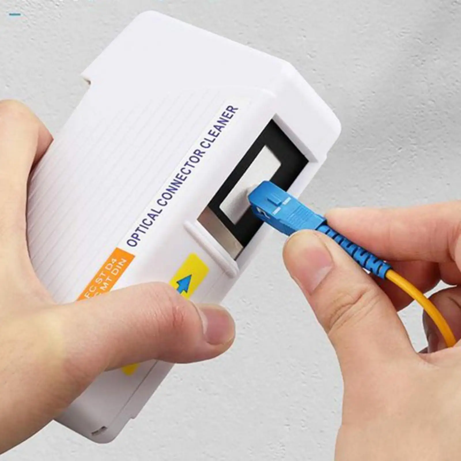 Optical Connector Cleaner Blue Tool Plastic Fiber Optic Connector Cleaner