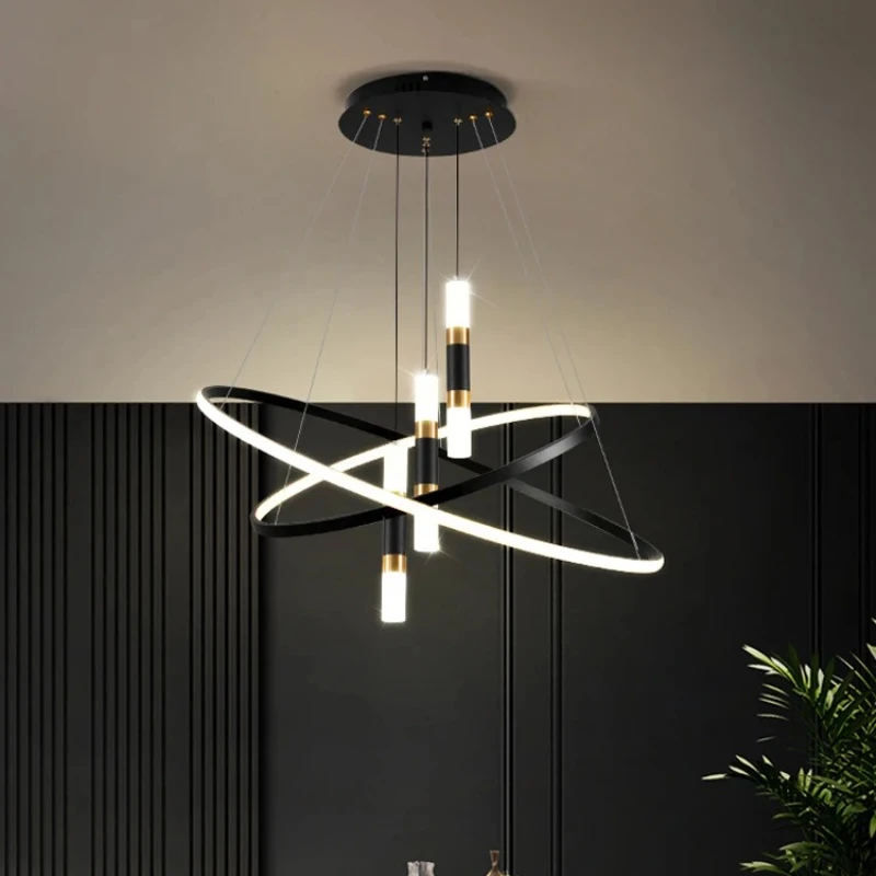 

Скандинавские светодиодные люстры для домашнего декора для столовой, подвесные светильники с блеском острова для потолочного светильника, внутреннее освещение