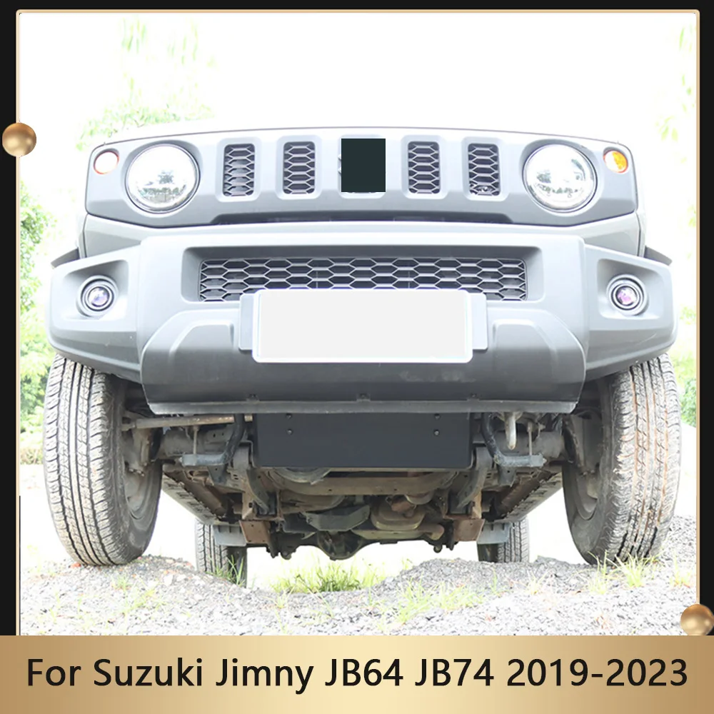 

Modified Chassis Armor Chassis Front Guard For Suzuki Jimny JB64 JB74 2019-2023 Aluminum Alloy OR Carbon Steel Material Parts