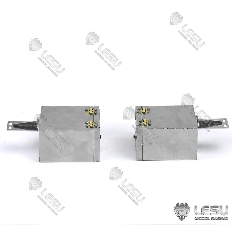 LESU Metall-Werkzeugkasten für 1/14 RC Traktor-LKW Tamiyay Fernbedienung Dumper Modellautos Spielzeug Upgrade-Zubehör