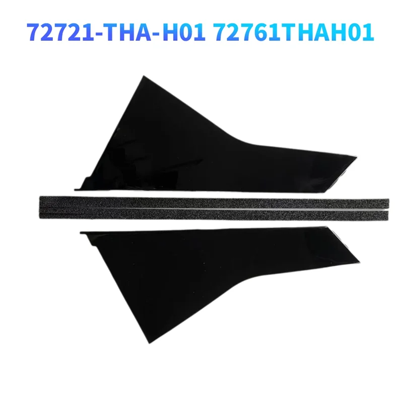 

72721-THA-H01 72761THAH01 1Pair Windshield Post Trim Rear Door Window Frame Trim Panels For Honda Accord UR-V 2017-2023