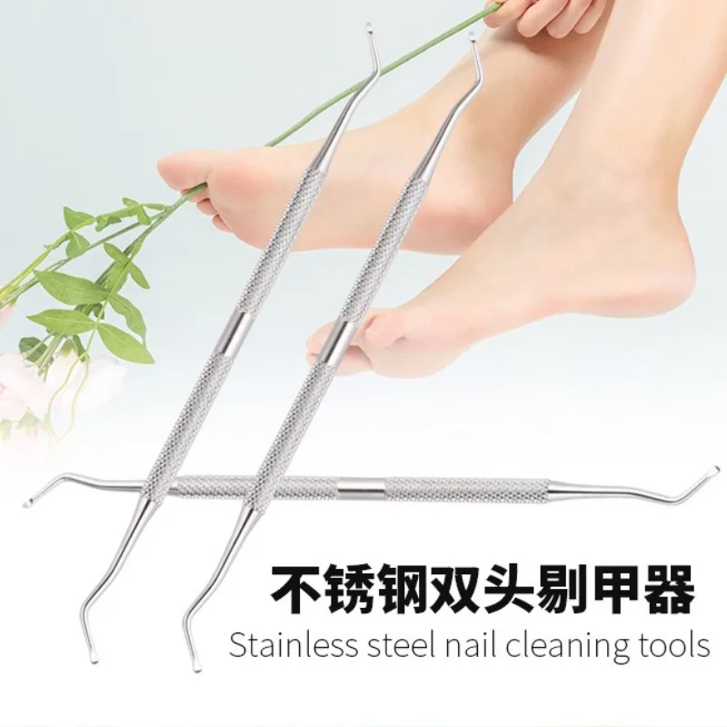 

Stainless Steel Double Headed Nail Clipper for Correcting Paronychia Nail Biting Curling Cleaning Nail Crevices Dirt Foot Care