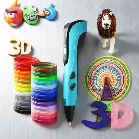 New Style 3D Printing Pen 3D Pen Set for Kids with Power Supply Pla Filament Travel Case Birthday Christmas Gift for Kids