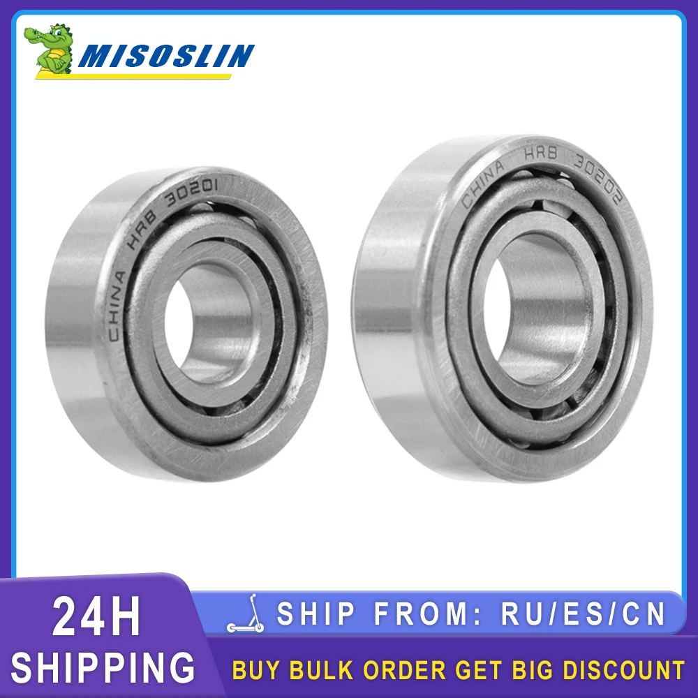 For Kaabo Wolf Warrior 11 Electric Scooter Bearings 30202 /30201 Tapered Needle Roller Bearing Rotary Head Bearings Spare Part