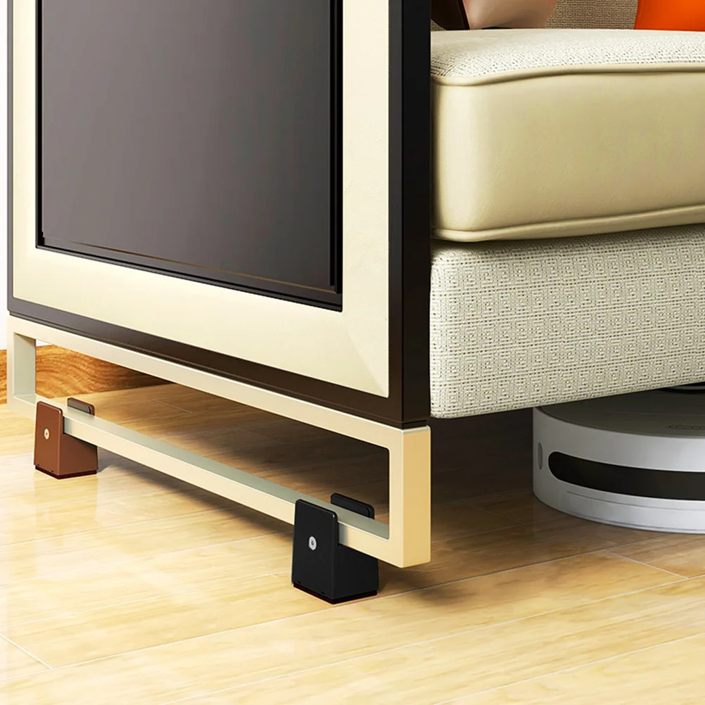 

4Pcs Adjustable Bed Riser Platform Furniture Lift 10-37mm Height Increase Bed Frame Risers for Desk Chair Couch Legs