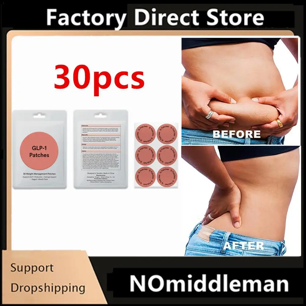 

30pcs Body Shaping Patch Belly Slimming Weight Loss Detox Abdominal Relieve Stress Muscle Tighten Patches