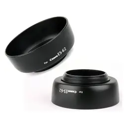 ES-62 52mm ES 62 ES62 Lens Hood Reversible Camera Lente Accessories for Canon 450D EF50mm f/1.8 II Nikon 50mm f/1.8D