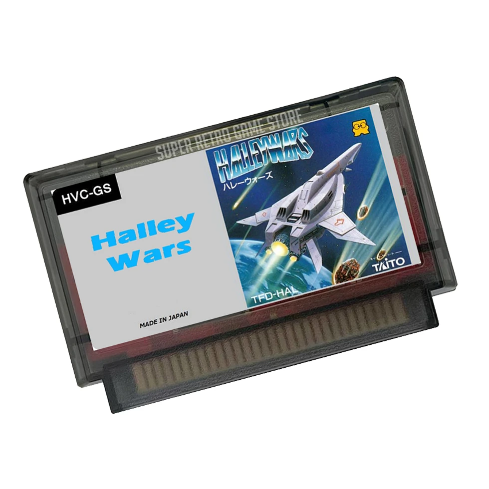 Halley Wars(FDS Emulated) Game Cartridge for FC Console 60Pins 8 Bit Video Game Cartridge