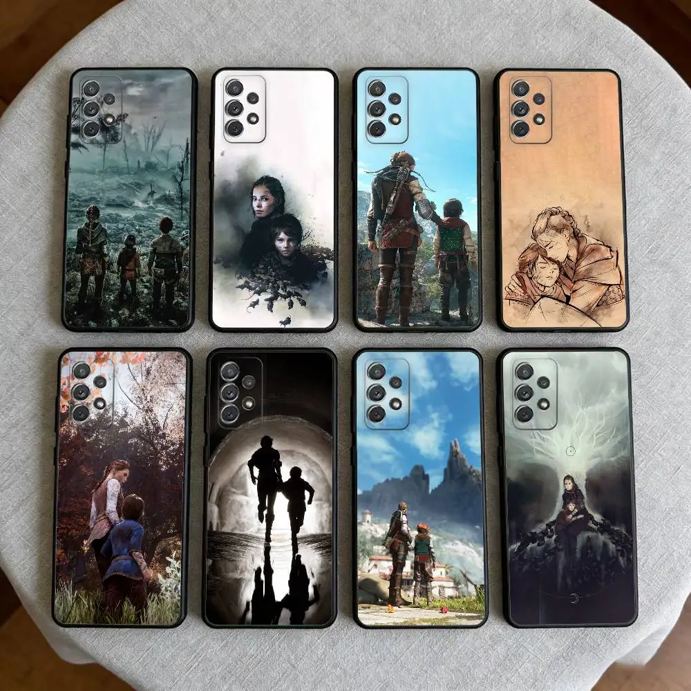 

A Plague Tale Requiem Phone Case For Samsung Galaxy A73,A72,A71,A70,A53,A52,A51,Soft Silicone Black Cover