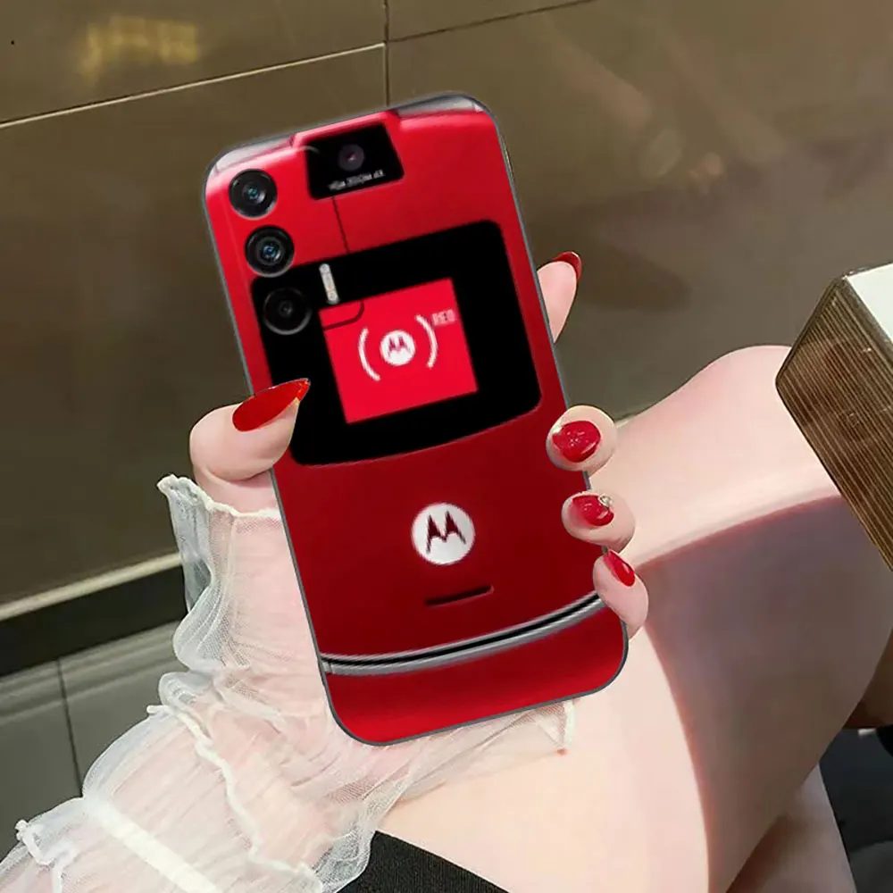 Bunte Vintage M-Motorola Custom Handyhülle für Realme C75 C65 C63 C55 C53 C35 C33 C30 C21Y C21 C20 C15 C11 GT NARZO 50 Hülle