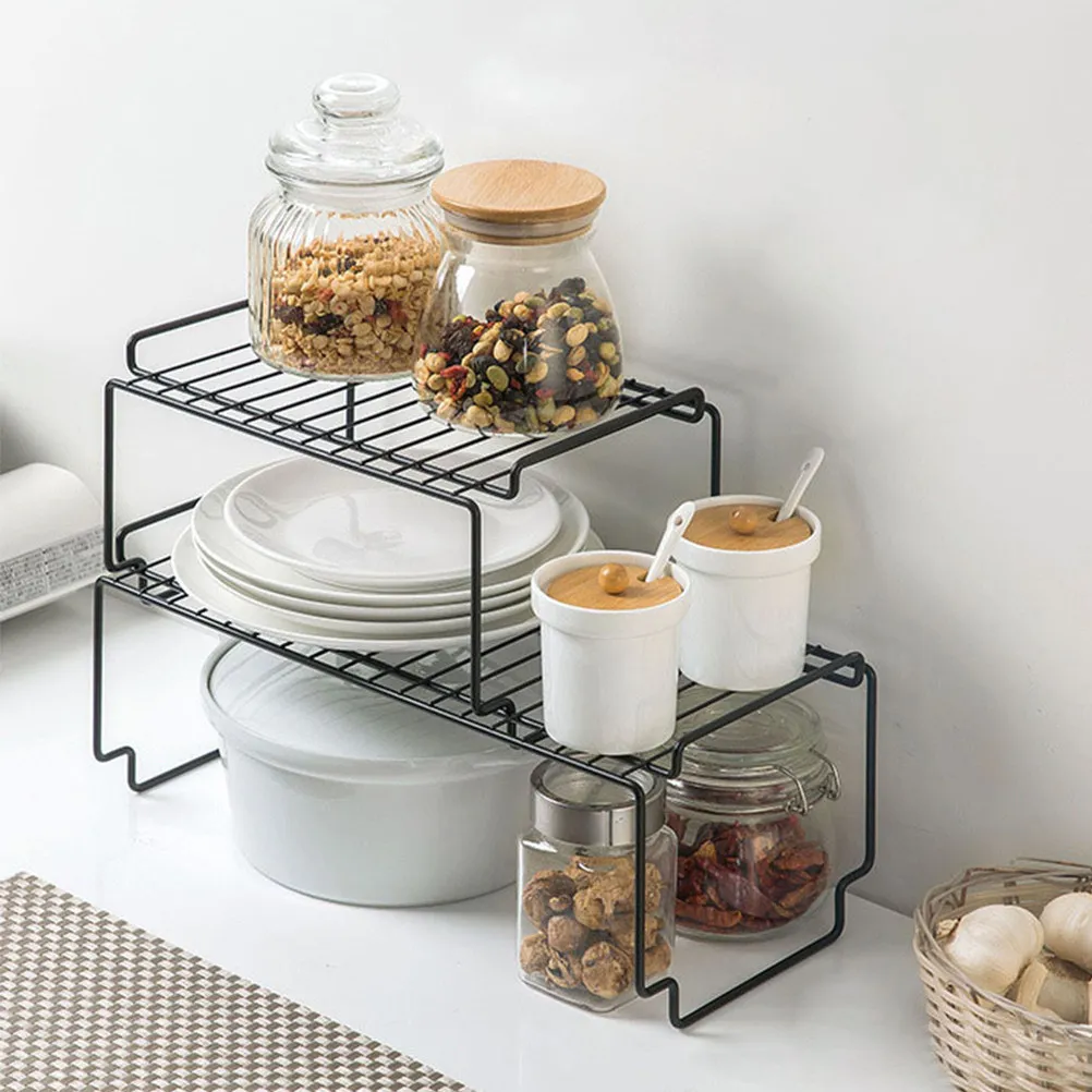 

Многофункциональная проволочная подставка-органайзер для специй: для кухонной столешницы, кладовой, бара, ресторана. Простая и элегантная полка для хранения приправ.