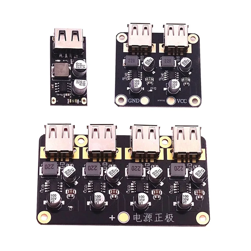 USB QC3.0 QC2.0 DC-DC Buck Converter Charging Step Down Module 6-32V 9V 12V 24V to Fast Quick Charger Circuit Board 3V 5V 12V