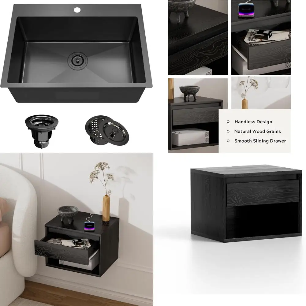 

Stainless Steel Kitchen Sink 28x18 Inches, Top Mount Drop-In, Single Bowl, 16 Gauge Thick, Modern Bar Prep Area