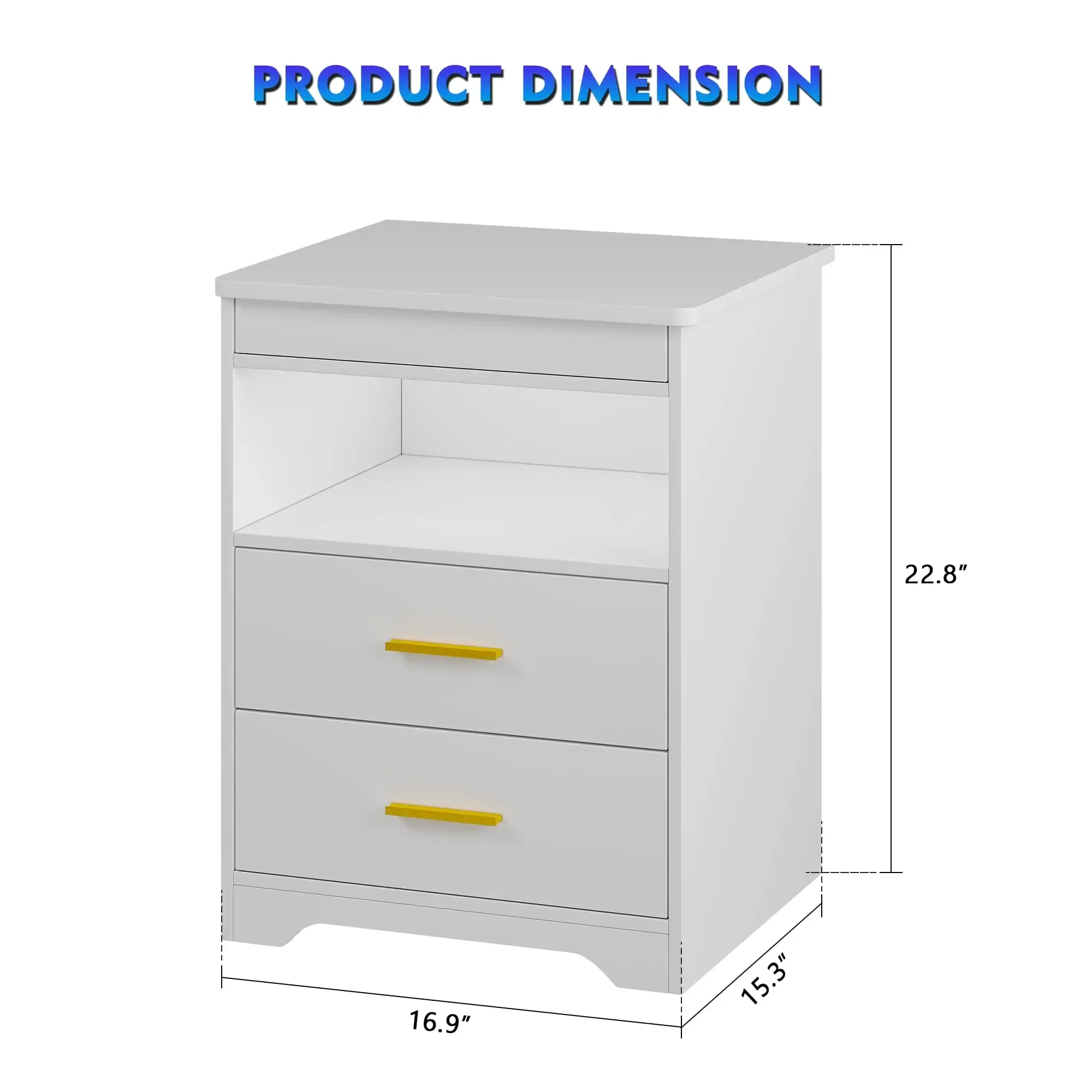 

# Bedroom Living Room Beside Table Smart Night Stand Cabinet Bedroom Led Nightstands #